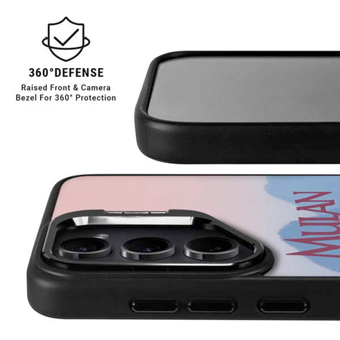 Disney Mulan Riding Khan Galaxy S25 Kickstand Case